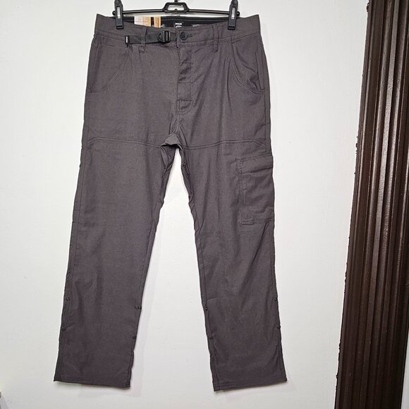 Prana Stretch Zion Pant II - Dark Iron - Men's Size 32 x 30 - 1969791